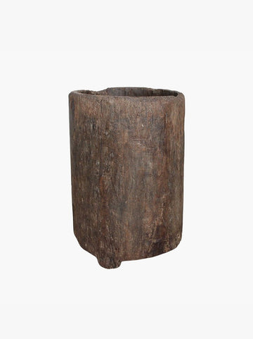 NAGA WOODEN TRUNK PLANTER