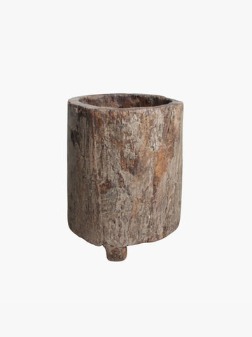 NAGA WOODEN TRUNK PLANTER