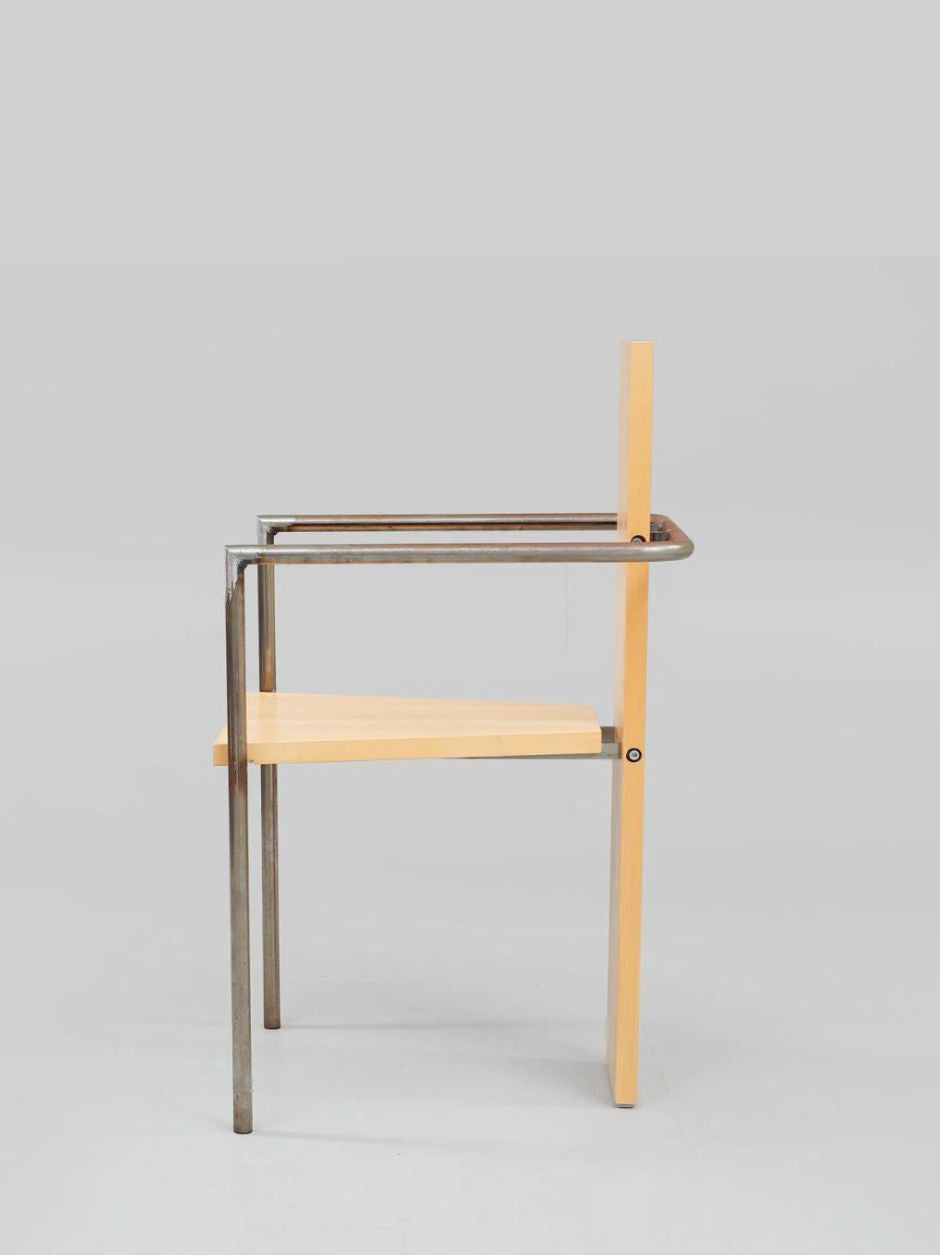 WOODEN CONCRETE CHAIR