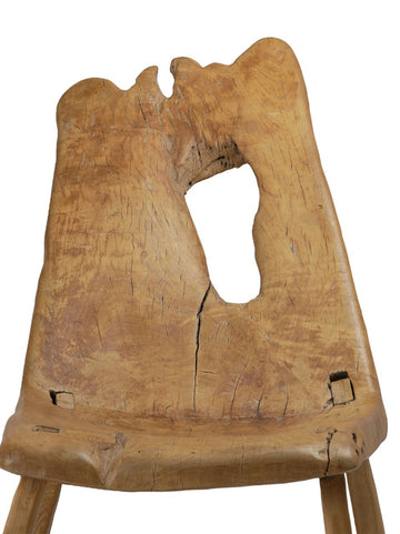 PAIR OF MONOXYL TEAK LOUNGE CHAIRS