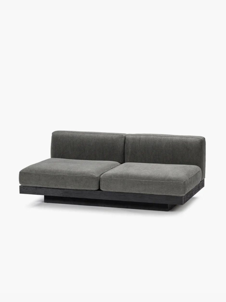 RUDOLPH TWO-SEATER SOFA SMOKE