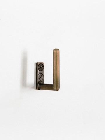 HAND-FINISHED BRASS HOOKS
