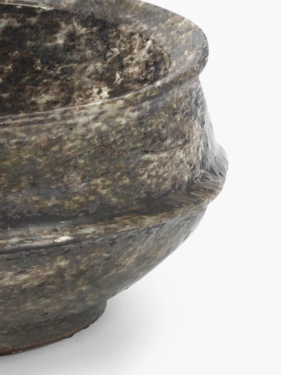 PLANTER BOWL 02 DARK BROWN DUNE