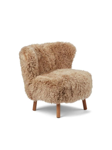 LONG WOOL LOUNGE CHAIR
