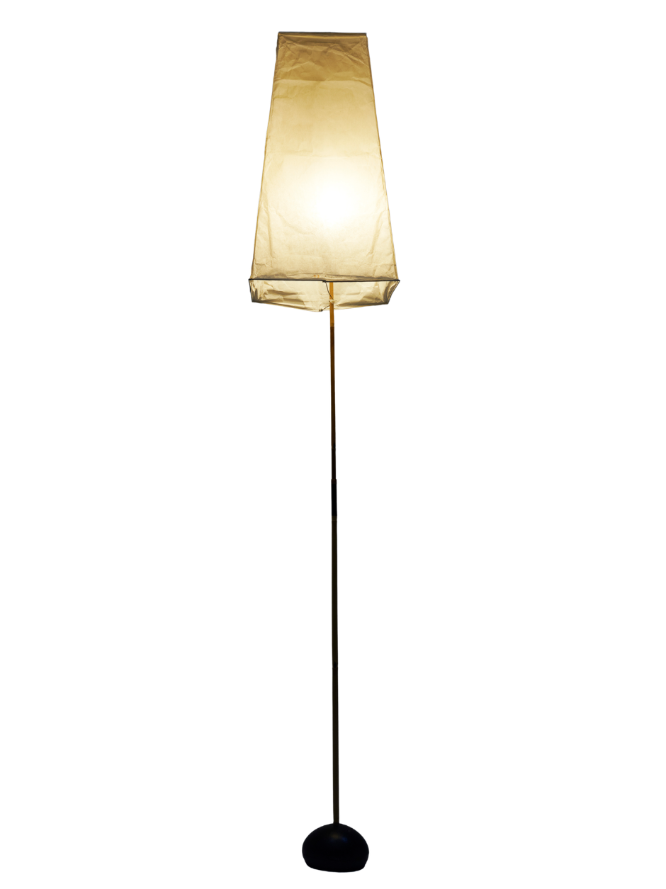NOGUCHI BB3 FLOOR LAMP, LANTERN SHADE