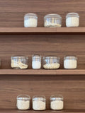 Pawson glass storage jars, Handcrafted glass jars, Bohemian glass jars, Glass storage containers, Mouth-blown glass storage, Artisan storage jars, Modern glass jars, Minimalist storage jars, Designer kitchen storage, Luxury kitchen storage, Glass serving dish, Transparent glass jars, High-end kitchen storage, Premium glassware, Functional decor, Glass storage with lid, Contemporary home accessories, Designer homeware, Elegant kitchen storage