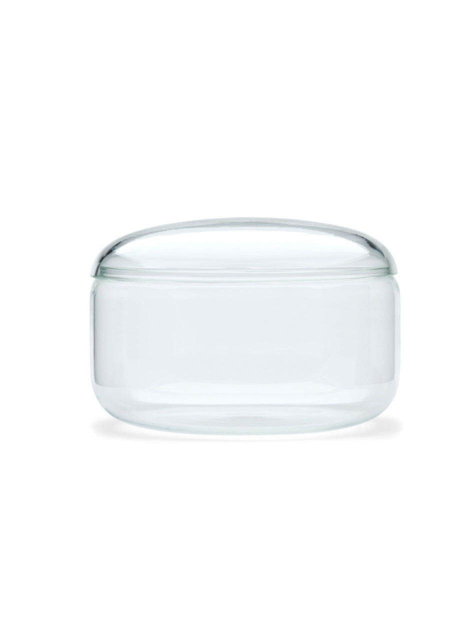 Pawson glass storage jars, Handcrafted glass jars, Bohemian glass jars, Glass storage containers, Mouth-blown glass storage, Artisan storage jars, Modern glass jars, Minimalist storage jars, Designer kitchen storage, Luxury kitchen storage, Glass serving dish, Transparent glass jars, High-end kitchen storage, Premium glassware, Functional decor, Glass storage with lid, Contemporary home accessories, Designer homeware, Elegant kitchen storage